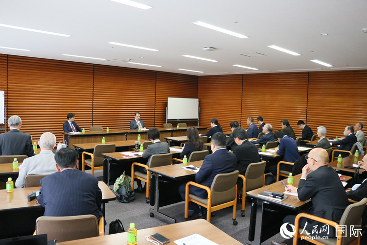 このほど東京で開催された日中一帯一路促進会基調講演会（撮影・許可）