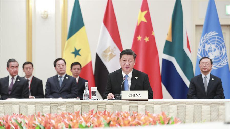 習近平主席、中国・アフリカ指導者会合主宰　３点を主張