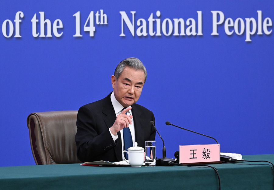 【王毅外交部部長記者会見】中日関係の行方は日本次第