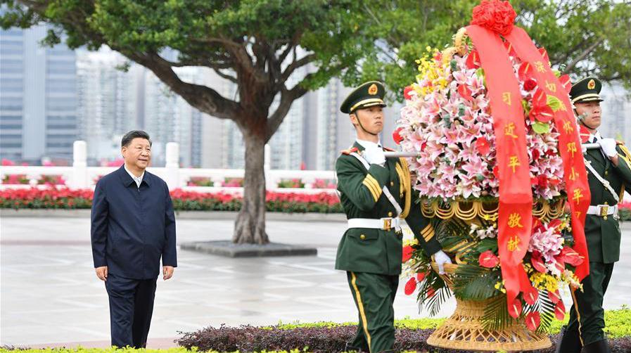 深圳経済特区成立４０周年を祝う記念式典