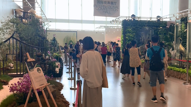 ＜北京国際園芸博＞寄せ植えコンテスト受賞作品が展示