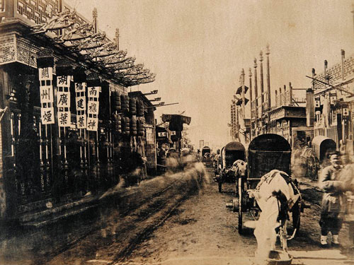 中国 北京 民国時代 写真　大きな写真 写真】1947年中華民国時代の北平（当時の北京の呼称）のカラー