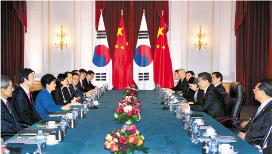 習近平主席 韓国の朴大統領と会談